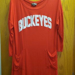Gameday Couture Ohio State TUNIC top, Size Medium